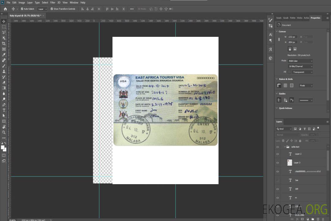 Visa KENYA, RWANDA, OUGANDA template Visa KENYA, RWANDA, OUGANDA template